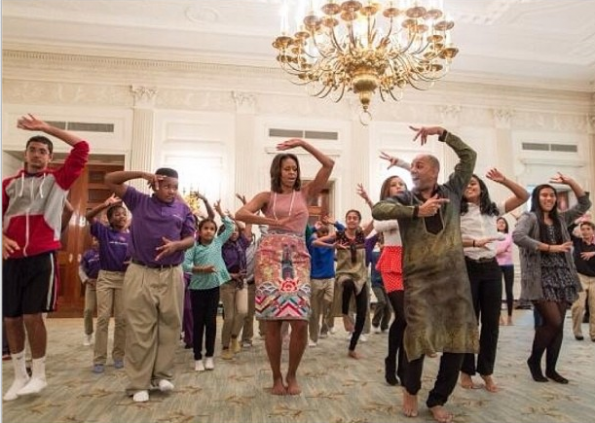 Michelle Obama Dance Celebration-The Jasmine Brand