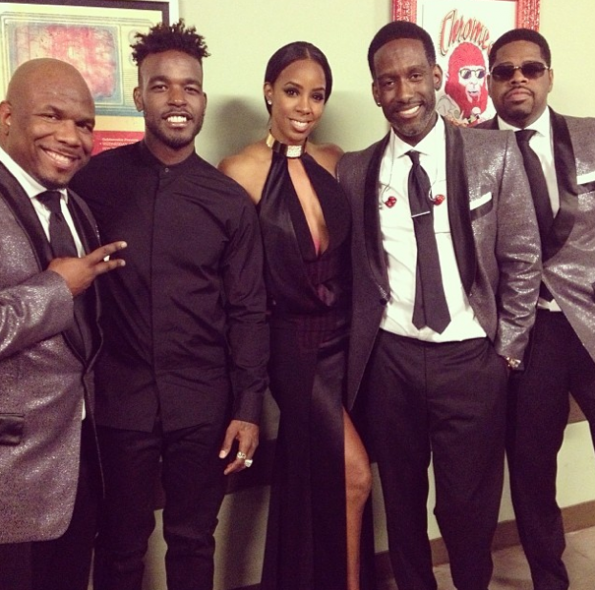 Kelly Rowland-Luke James-Berry Gordy-Boyz II Men- Grammy Event-The Jasmine Brand