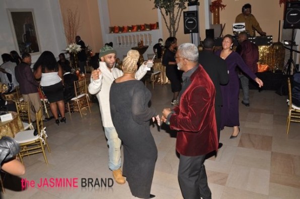 Joe Budden dances with mother-the jasmine brand