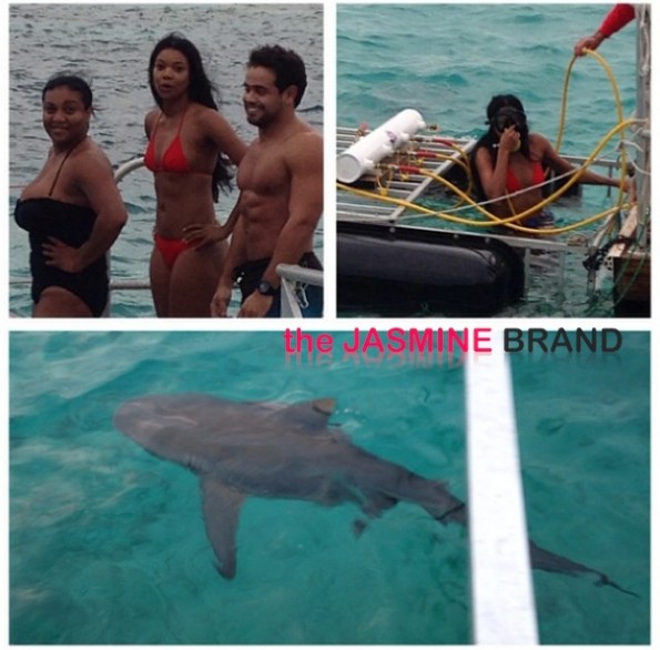 gabrielle union-swimming with the sharks 2013-the jasmine brand