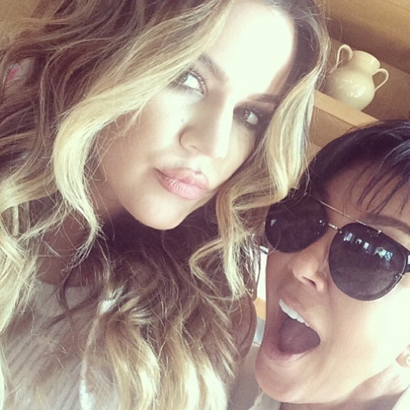 Khloe-Kardashian-Kris-Jenner-Selfie-2014-The Jasmine Brand