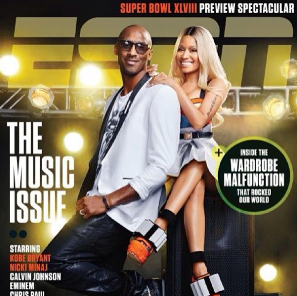 Nicki-Minaj-Kobe-Bryant-Cover-ESPN-Music-Issue-The Jasmine Brand 