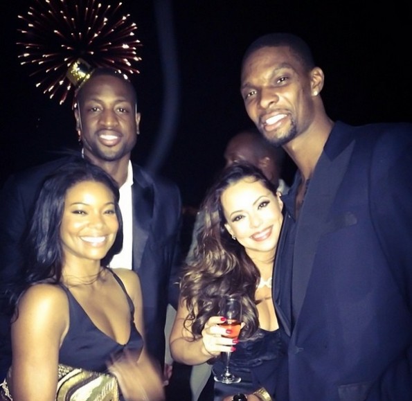 gabrielle union-dwyane wade-make appearance after new baby 2013-the jasmine brand