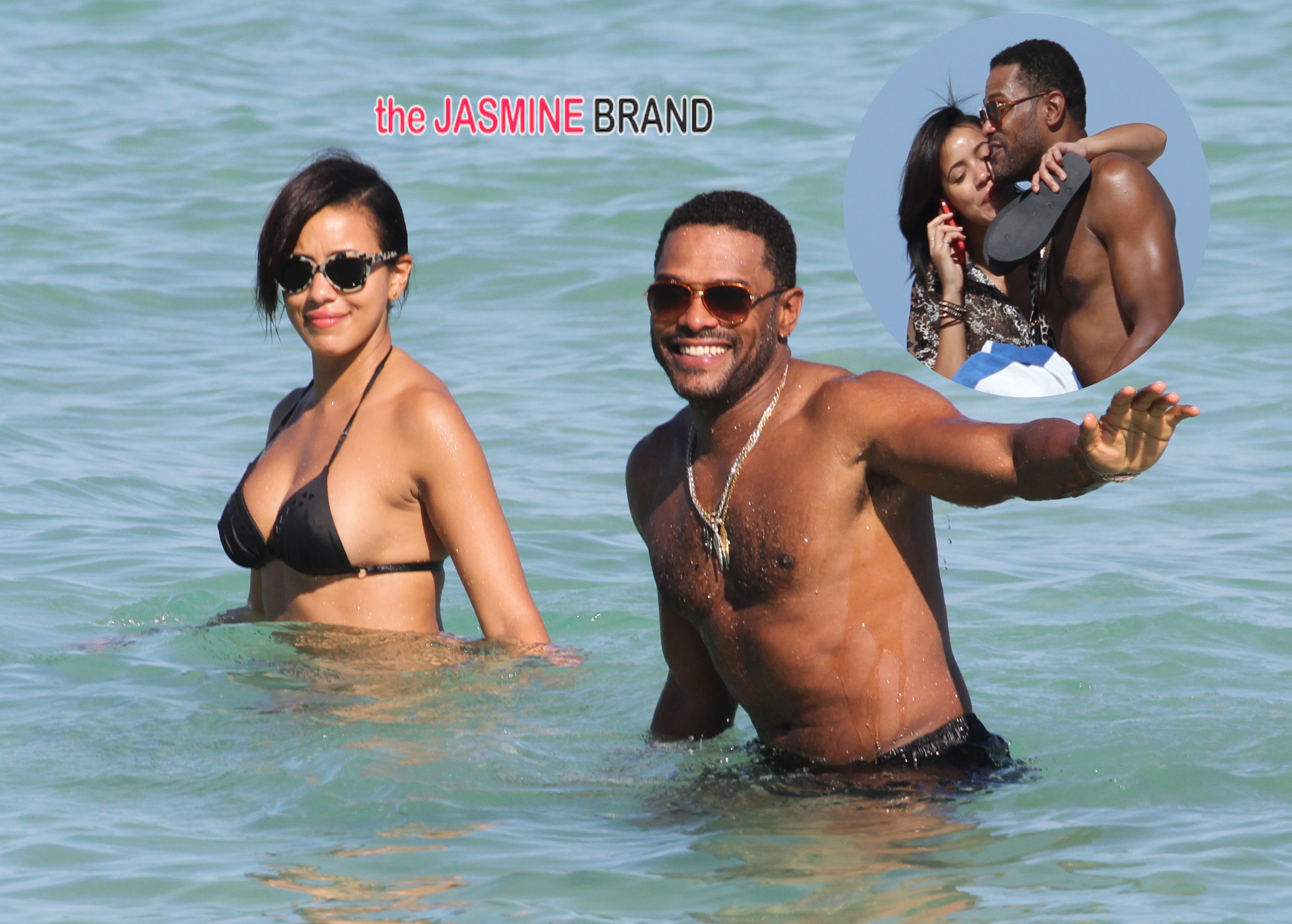 Beach Bodies Maxwell And Julissa Bermudez Play On Miami Beach 