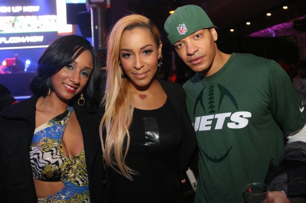 Erica Jean, Amina Buddafly, Peter Gunz - Myx Super Bowl at Stage 48 NYC 2.2.14