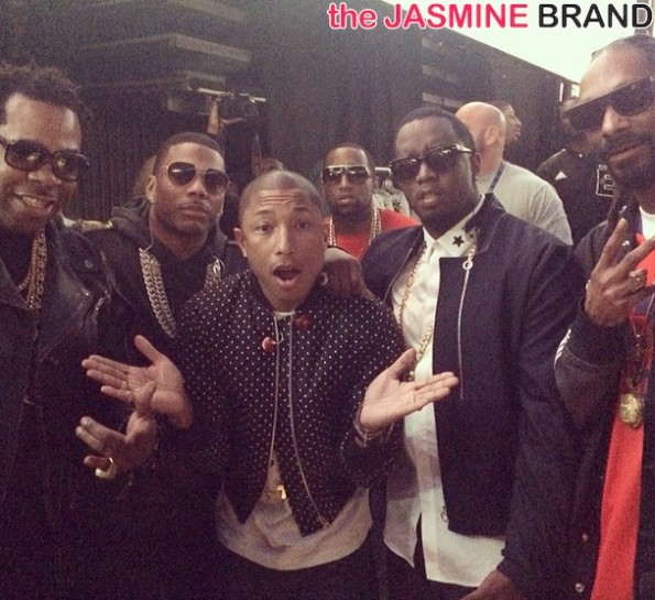 busta rhymes-nelly-pharrell-diddy-snoop-celebs all star weekend 2014-the jasmine brand
