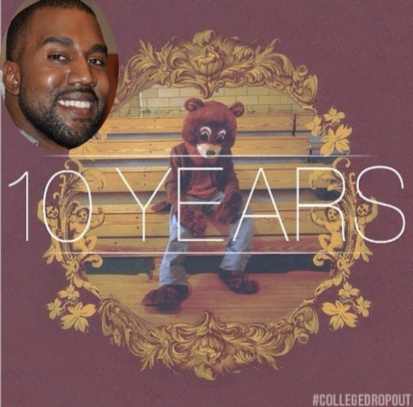 kanye west-celebrates college dropout 10 years-the jasmine brand