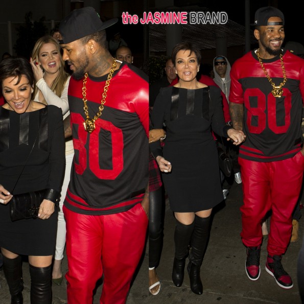 kris jenner-parties with khloe kardashian-and the game tru hollywood-the jasmine brand