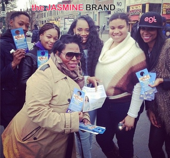 group shot-yandy smith-tionna smalls-the affordable care act-get covered tour-nyc 2014-the jasmine brand