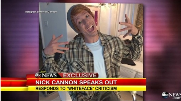 nick cannon-defends white face on GMA-the jasmine brand