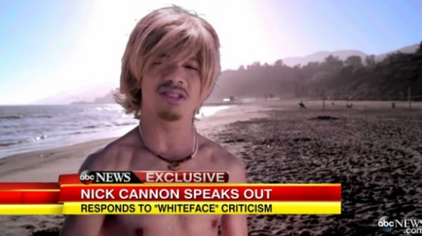 nick cannon-defends white face-the jasmine brand