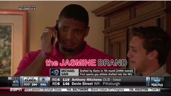 i-michael sam-first openly gay player drafted nfl-kisses boyfriend-the jasmine brand.jpg