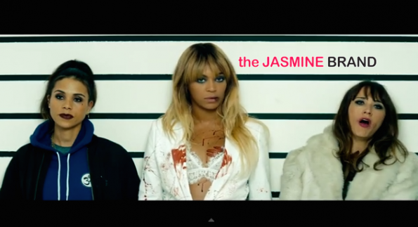 line up-rashida jones-jay z-beyonce-run video-the jasmine brand.jpg