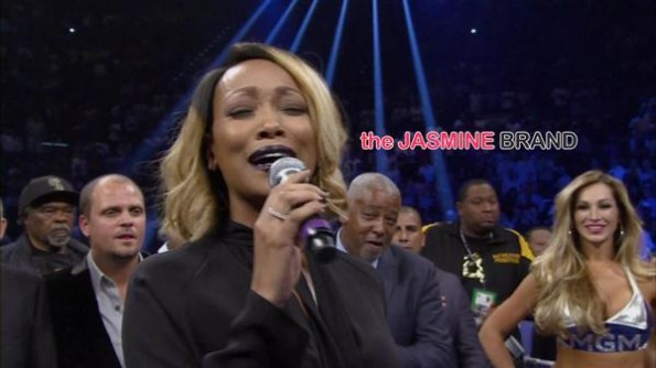 monica sings national anthem-mayweather fight 2014-the jasmine brand