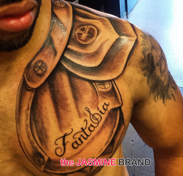 Fantasia Boyfriend Rumored Husband-Kendall Taylor-Gets Her Name Tatted On Him-the jasmine brand