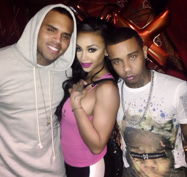 Masika with Chris Brown and Yung Berg