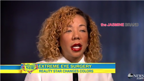 Tameka Tiny Harris-Defends Controversial Eye-Coloring Surgery on Good Morning America-the jasmine brand