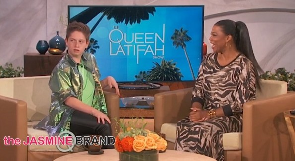 ii-Viral Sensation Brendan Jordan Visits Queen Latifah Showpng