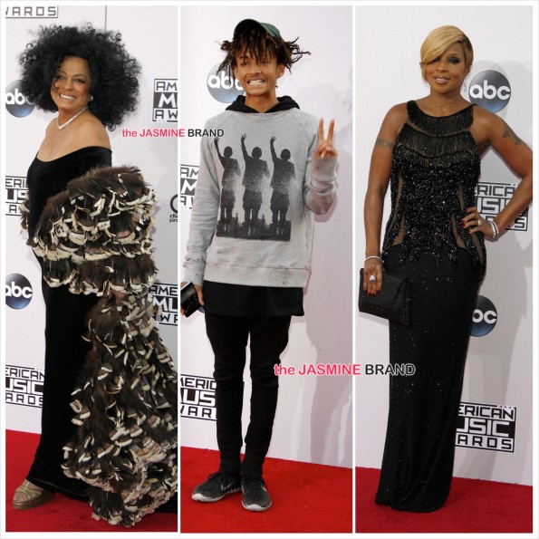 American Music Awards-Diana Ross-Jaden Smith-Mary J Blige-the jasmine brand