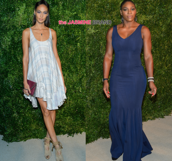 Joan Smalls-Serena Williams-11th Annual CFDA:Vogue Fashion Fund Awards-the jasmine brand
