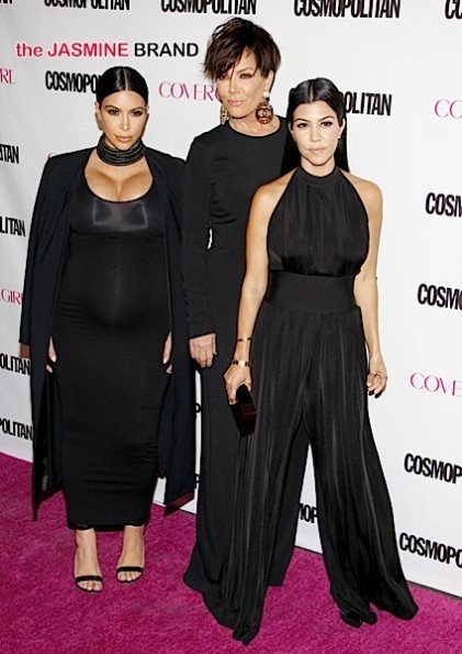 Kris Jenner, Kourtney Kardashian and Kim Kardashian 