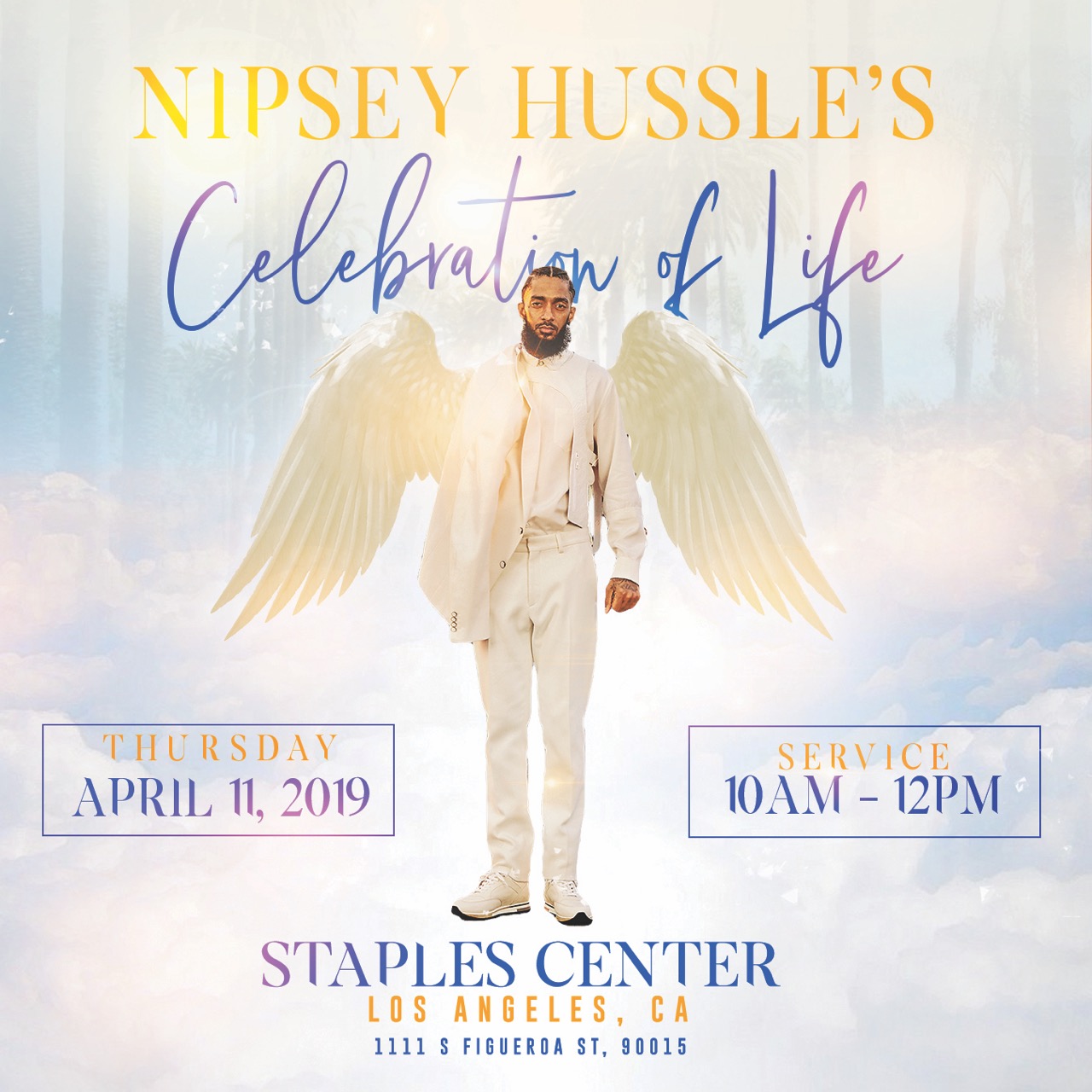 Nipsey Hussle's Free Funeral Tickets Sell Out In Minutes, Death Certificate Reveals ...1280 x 1280