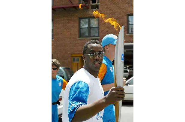Diddy, John Legend & will.i.am Pass the Olympic Torch