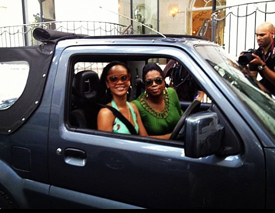 Oprah Winfrey Visits Rihanna, Vanessa Bryant Twirks In Her Seat + More Celeb Stalking