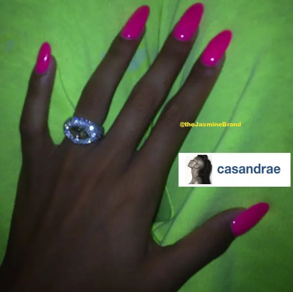 Cassie’s Ring Game : It Ain’t An Engagement Ring, But It’s Still Icy