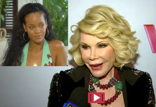 Joan Rivers Calls Rihanna An Idiot, Rihanna Tells Joan to Put On Diapers