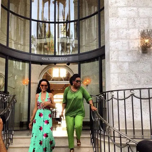 Spotted. Stalked. Scene. Rihanna Shows Oprah Winfrey Around Barbados