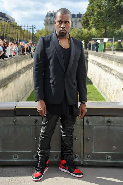 Kanye West Mean Mugs At Dior Show