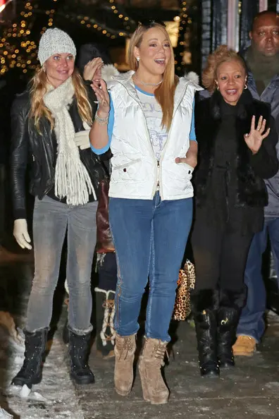 Mariah Carey, Shemar Moore & Romeo Miller Do Last Minute Christmas Shopping in LA