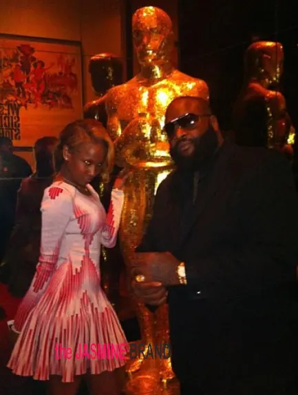 [Photos] Rick Ross & Girlfriend Attend ‘Django’ Movie Premiere