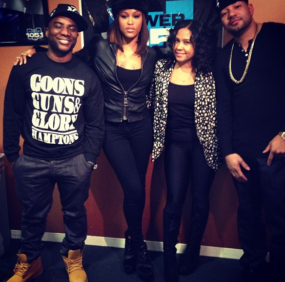 [Video] Rapper Eve Denies Being Pregnant, Defends Falling In Love With A White Man + Says Nicki Minaj Isn’t Her ‘Cup Of Tea’