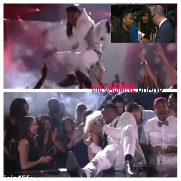 miguel-accidentally kicks fan-billboard music awards 2013-the jasmine brand