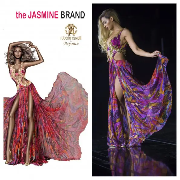 roberto cavalli-defends beyonce gown sketch-the jasmine brand