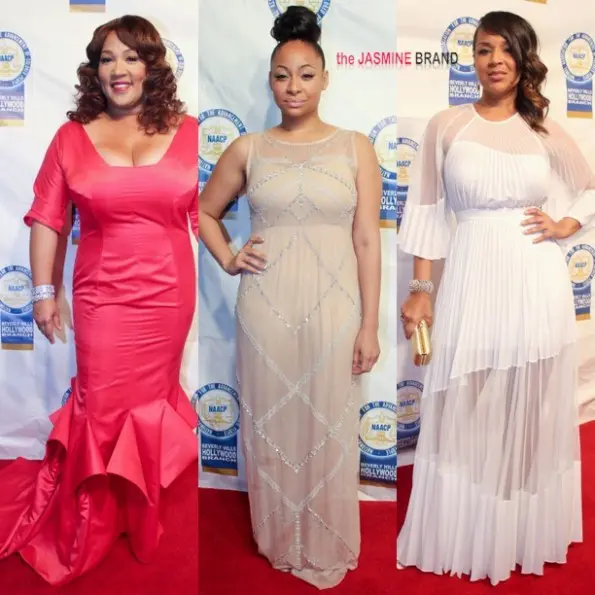 kym whitley-raven symone-lisa raye-naacp theater awards 2013-the jasmine brand