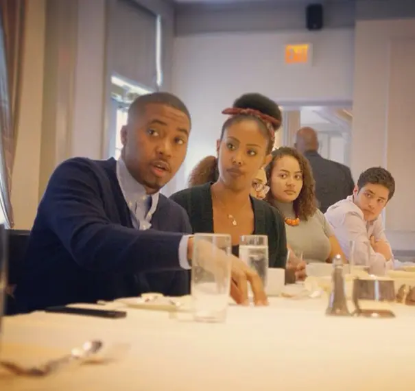 [Photos] Nas Schools Harvard University Students, Introduces Hip Hop Fellowship