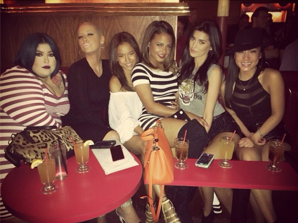 Karrueche & Christina Milian’s Girls Night Out, Robin Roberts Serves Leg for Daytime TV + Victor Cruz Continues PFW Excursion