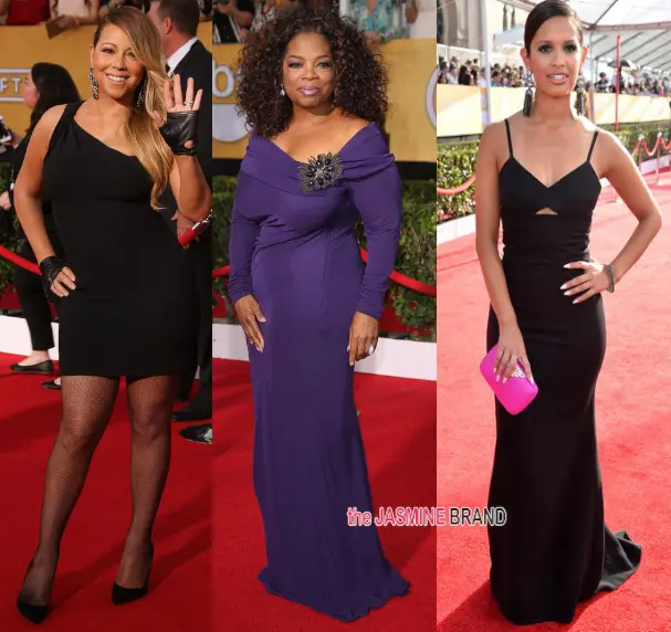 [Photos] 20th Annual Screen Actors Guild Awards: Oprah Winfrey, Mariah Carey, Terrence Howard & More!