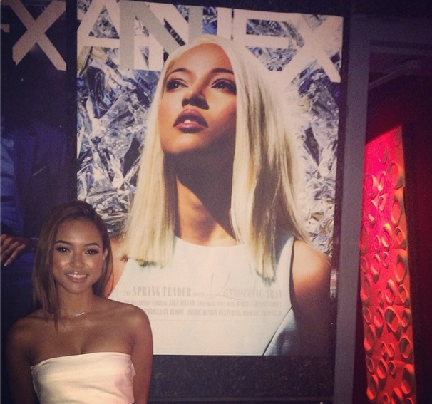 All Smiles! Karrueche Celebrates Annex Mag Cover