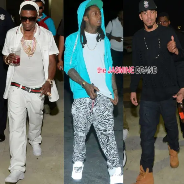 lil boosie-lil wayne-jcole-party in atlanta-velvet room compound 2014-the jasmine brand