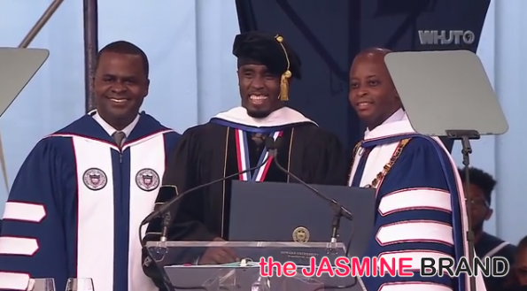 atlanta mayor-diddy combs-commencement speech-howard university 2014