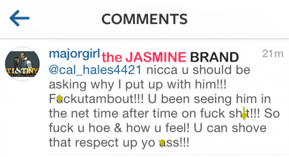 i-tameka tiny harris-releases instagram statement-mayweather ti fight-the jasmine brand