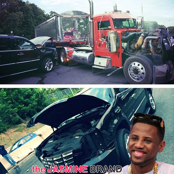 [Photos] Rapper Fabolous Credits God After Serious Car Accident