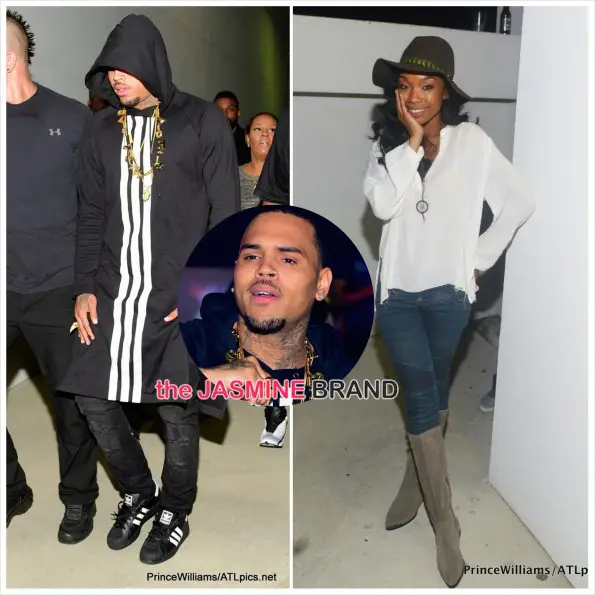 Chris Brown and Brandy party in atlanta-the jasmine brand