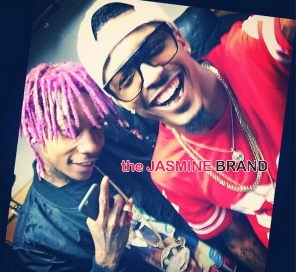 Wiz Khalifa-August Alsina backstage-the jasmine brand
