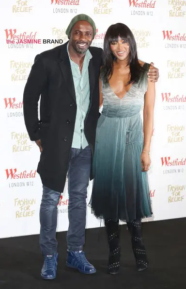 Idris, Naomi Campbell circa 2014
