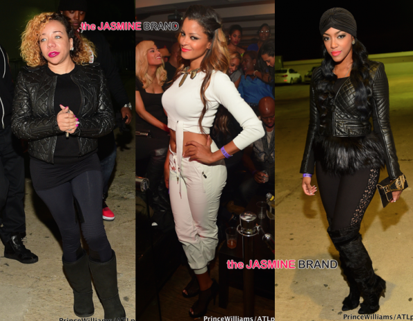 tameka tiny harris-claudia jordan-porsha williams-atl club compund-the jasmine brand